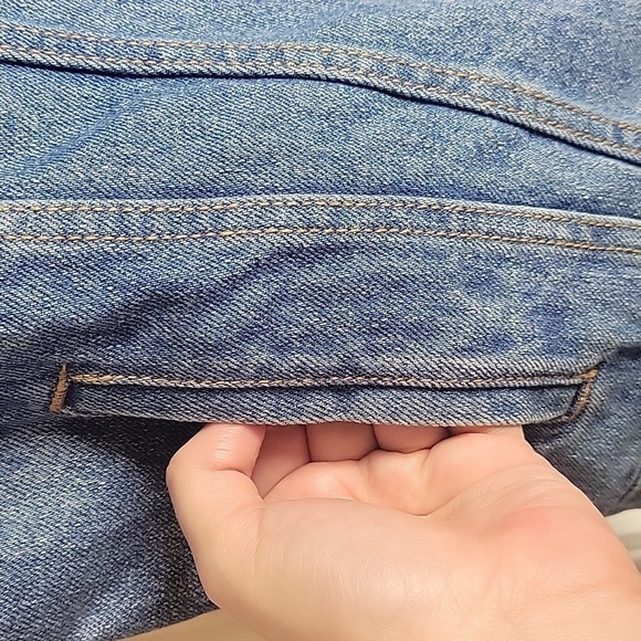 Vintage Walt Disney Mickeys Travelers Club Denim Reversible Vest-Size Large - Picture 8 of 17